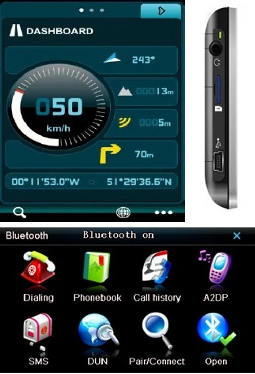 Smailo HD 5" Europa 48 Länder 8GB Navi MP3 Video Foto BT FM-Tr. - Bild 3 von 3