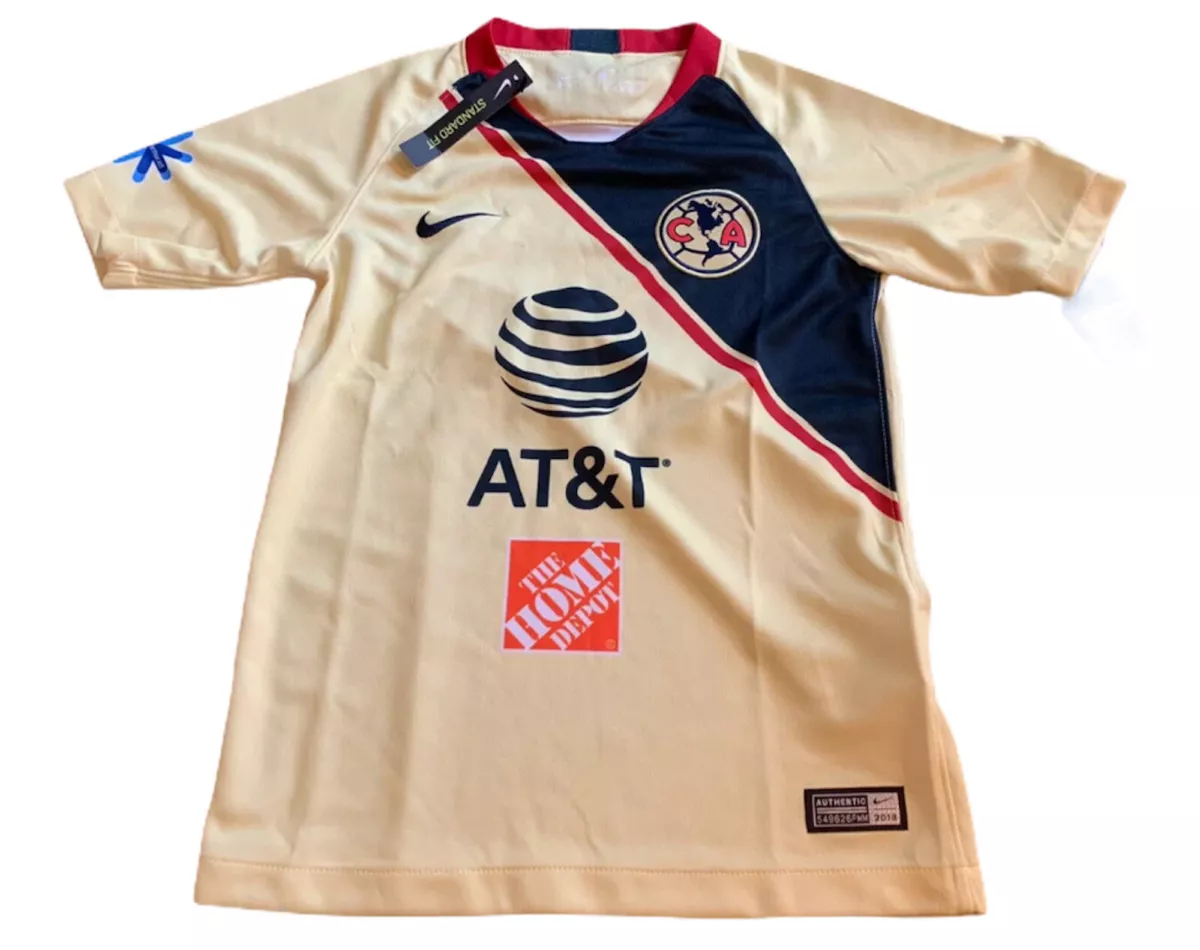 Nike Club America Home Soccer Jersey Youth Size XL 919234 707