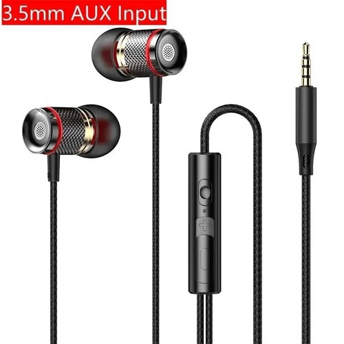 9D HiFi Bass Wired Earphones w/ Mic Type-C/3.5mm for Android Samsung - 第 7/8 張圖片