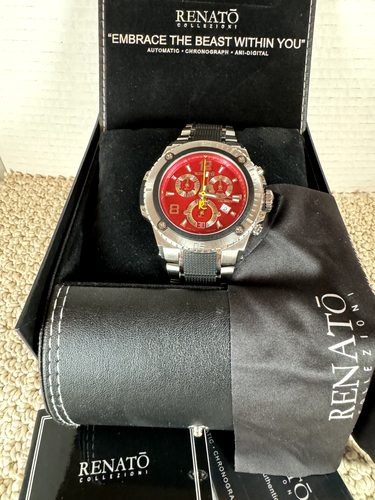 Renato Herrenuhr Kaliber Buzo Swiss Limited Ed. Neu im Karton mit neuer Batterie Vintage - Bild 11 von 11