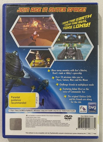 Disney's Chicken Little Ace in Action - Playstation 2 PS2 - with Manual - Picture 3 of 3