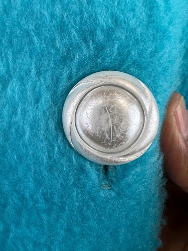 Vintage montgomery ward Women's Coat 60s Long Coat, Classic Winter M - Picture 6 of 9