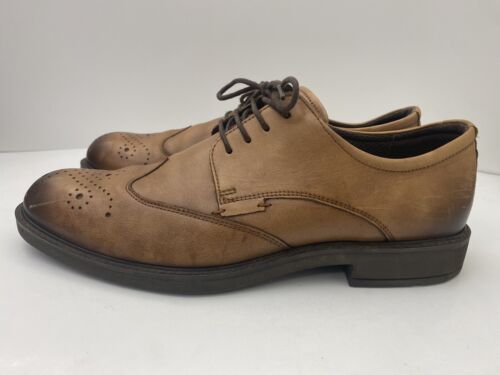 ECCO VITRUS Schuhe Wingtip braun Leder Herren Größe 9 - Bild 2 von 10