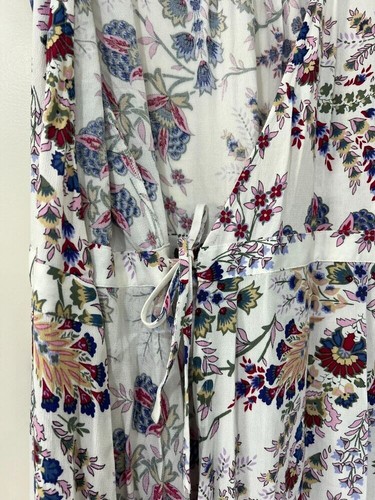 Tigerlily Manipura Floral Short Sleeve Boho Wrap Maxi Dress White Size 8 - Picture 5 of 13