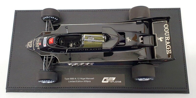 1/64 Kyosho F1 1981 LOTUS 88 #12 NIGEL MANSELL diecast car