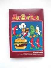BURGERTIME ( Intellivision - 1982)  Box, Manual, Video Game