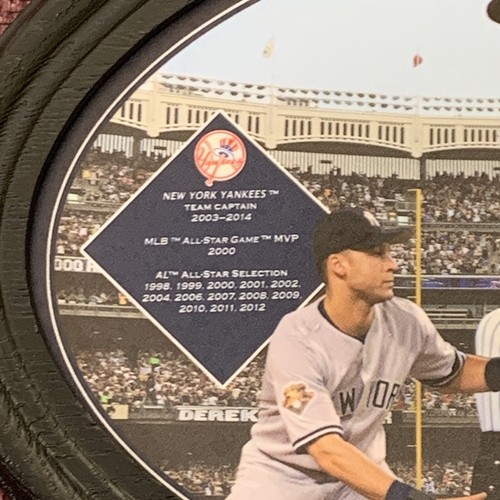 Derek Jeter NY Yankees Legend Ltd Edition 392/2000 Bradford Exchange Plate - Picture 3 of 12