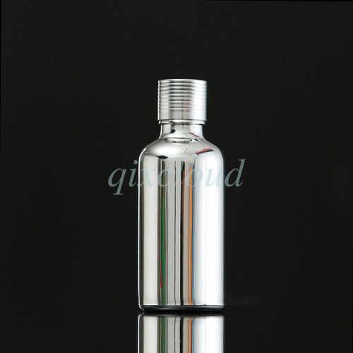 5ml 10ml 30ml 50ml 100ml Silver Glass Essential Oil Vials Orifice Dram Bottles - Picture 3 of 14