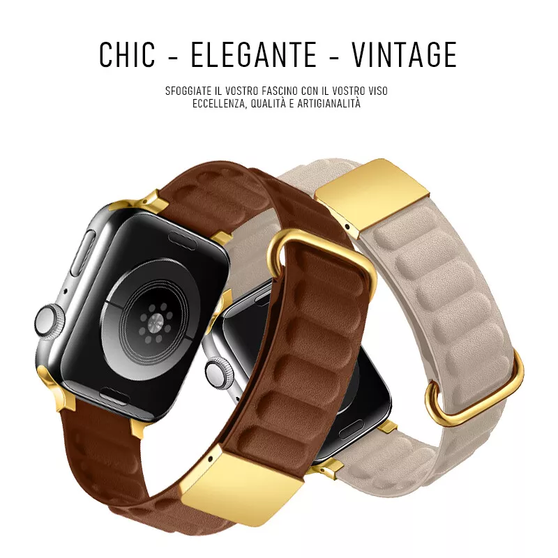 Leather wristband online apple watch