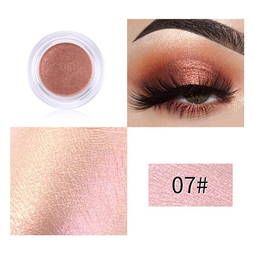 Colorful Nude Smoky Pigment Eyeshadow Cosmetics Eye Shadow High Lighter Powder - Picture 21 of 24