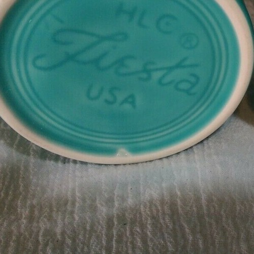 Fiesta Fiestaware Türkis Homer Laughlin USA Kaffeetasse Becher 2er Set - Bild 8 von 9