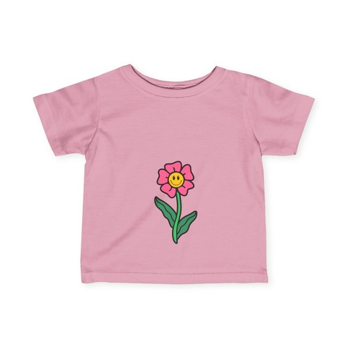 Happy Flower Infant Tee, Cute Baby Shirt, Toddler Flower Tee, Spring Gift, Baby - Picture 32 of 37