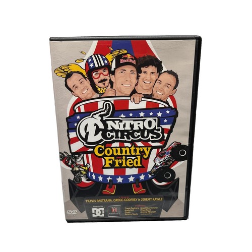 Nitro Circus 7 Country Fried DVD - Travis Pastrana Nitro Circus Stickers D11