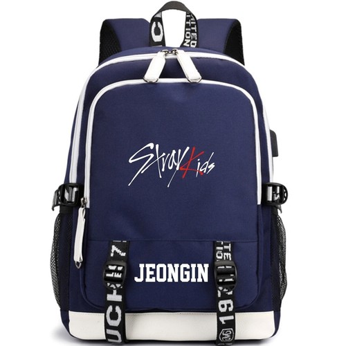Kpop Straykids Backpack Stray Kids USB Backpack Men Teens Laptop Shoulder Bags - Imagen 4 de 44