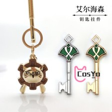 Genshin Impact Alhaitham Keychains Genshin Kaveh Sumeru Metal Keyrings 3pcs/set
