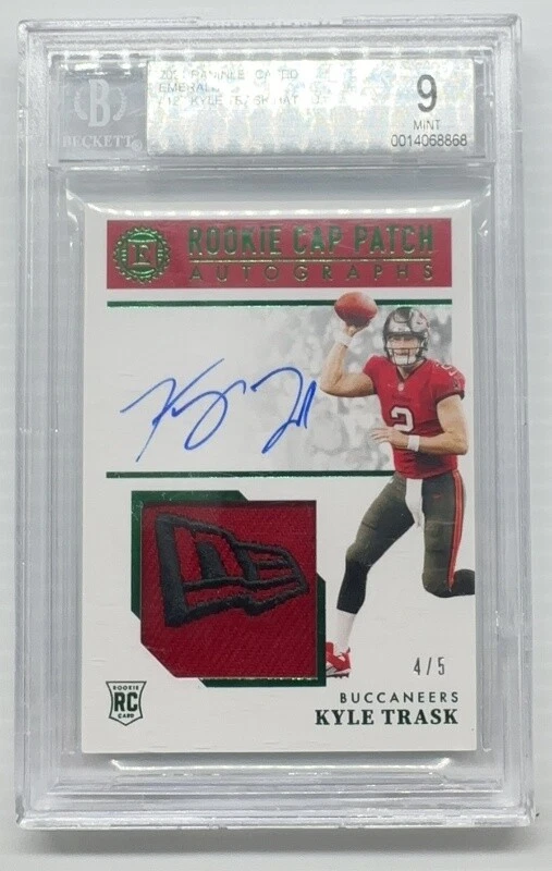 Kyle Trask Panini Encased Rookie Endorsements #REKTR Emerald