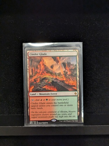Cinder Glade Magic the Gathering Rare Land (BFZ) Near Mint MTG - Picture 1 of 2