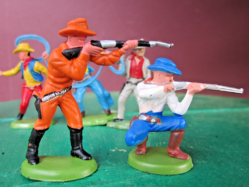Britains Herald Cowboys - Complete Set of 6 - Picture 2 of 7