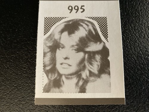 Farrah Fawcett 1987 Motto Trivia Game Trading Card #995 Majors Charlie’s Angels - Picture 5 of 7