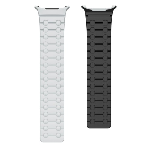Magnetic Band For Galaxy Watch Ultra 47mm Waterproof Silicone Strap Magnet Link - Zdjęcie 22 z 22