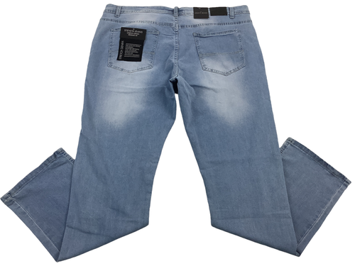 Steve's Jeans Men's Big & Tall Stretch Denim Regular Fit - Soren Blue, 46x32 - Picture 2 of 8