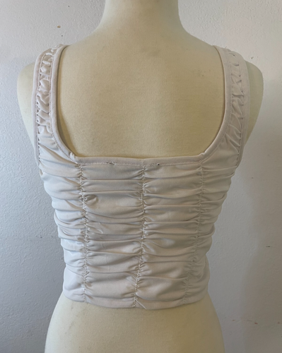 Forever 21 Size L White Corset Top - Picture 3 of 9