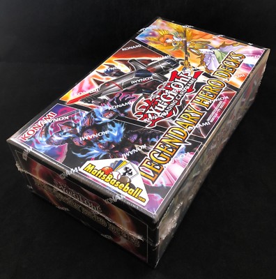 YuGiOh LEGENDARY HERO DECKS Box Set 3 Decks Factory Sealed 