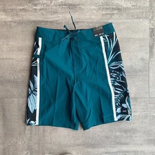 Brand New Boys Vans Sidelines Boardshorts Deep Teal 26/12