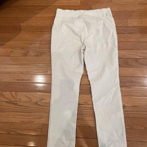 Chico's So Slimming Capri donna taglia 0,5 corto piccolo pull on tinta unita beige usato - Foto 6 di 6