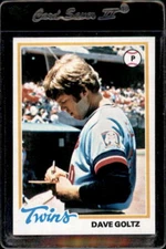 1978 Topps #249 Dave Goltz Minnesota Twins - Nice Card