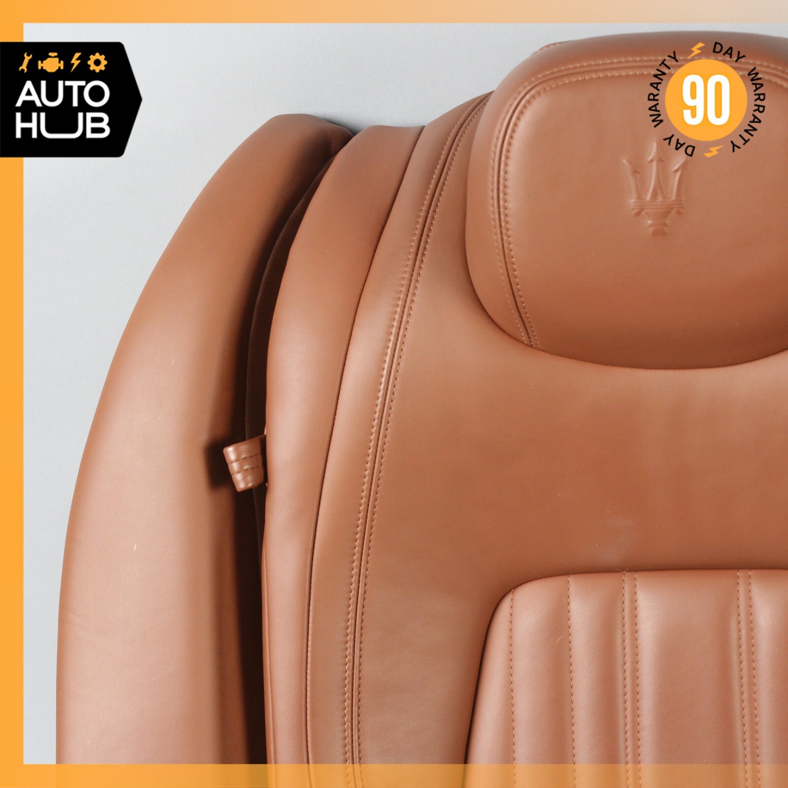 14-17 Maserati Ghibli M157 Rear Left & Right Seat Cushion Top Upper OEM 51k