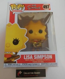 Funko Pop! Television 497 The Simpsons Lisa Simpson Saxophone Pop FU33877 | eBay
