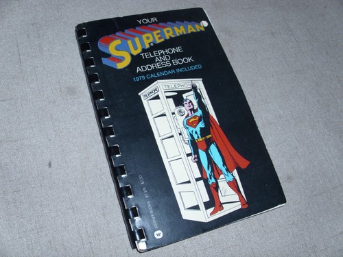 DE COLECCIÓN SUPERMAN TELÉFONO Y LIBRETA DE DIRECCIONES JLA RARA LIGA DE LA JUSTICIA AMÉRICA M 1979 - Imagen 4 de 12