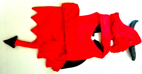 Dog Costume Red Devil Large Halloween - Picture 2 of 5