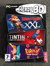 Tes héros de BD : Asterix & Obelix XXL, Tintin, Titeuf  - 3 Jeux PC CD-ROM