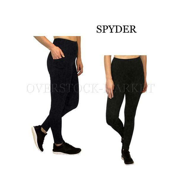 Spyder Ladies Performance Yoga High Rise with Side Pockets Tight Leggings