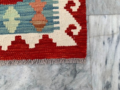 Afghan Kilim Flat Weave Kilim,Multicolor Kilim Chobi Kilim 3x5 ft Free Ship - Picture 11 of 12