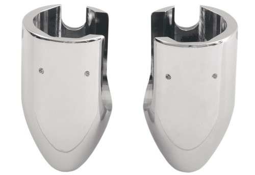 2008-2013 Harley-Davidson FL Chrome Bullet Front Axle Cap by Drag Specialties - Picture 1 of 4