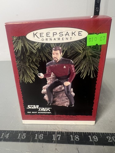 1996 Hallmark Keepsake Star Trek: TNG Commander William T Riker Ornament
