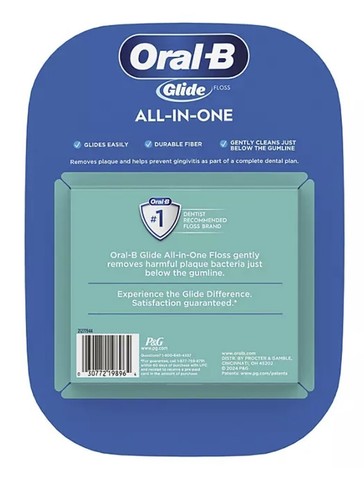 Oral-B Glide All-in-One Zahnseide, Brilliance Blast, 44 m (6er Pack) - Bild 2 von 4