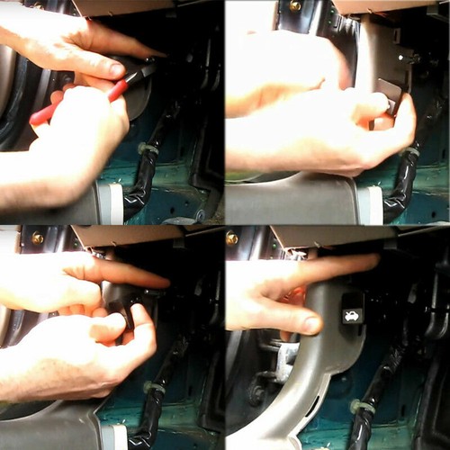 Car Hood Latch Handle Release Repair Kit For Honda Civic 1996-2005 CRV 1997-2006 - Picture 5 of 7