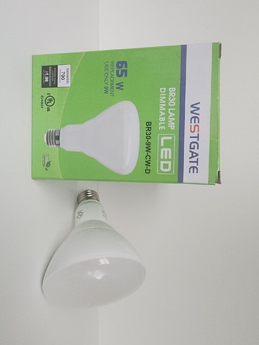 Westgate LED BR30 - 9 Watt - 65W Equal -700 Lumens