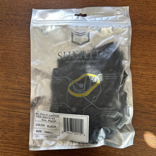 Sheath 4.0 Dual Pouch Underwear Black - Size S Small - Picture 3 of 3