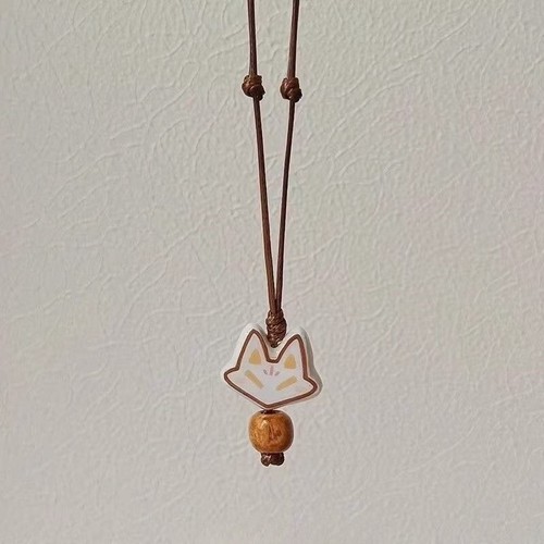 Collar Luz y Noche Amuleto Colgante Sariel Anime Artesanal Tejido Collar Cadena - Imagen 1 de 4