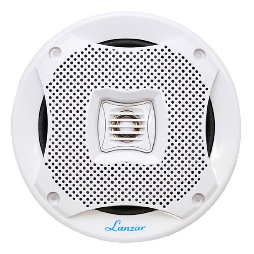 New Lanzar AQ6CXW Pair 400 Watts 6.5'' 2-Way Marine Speakers (White Color) Pair - Picture 2 of 5