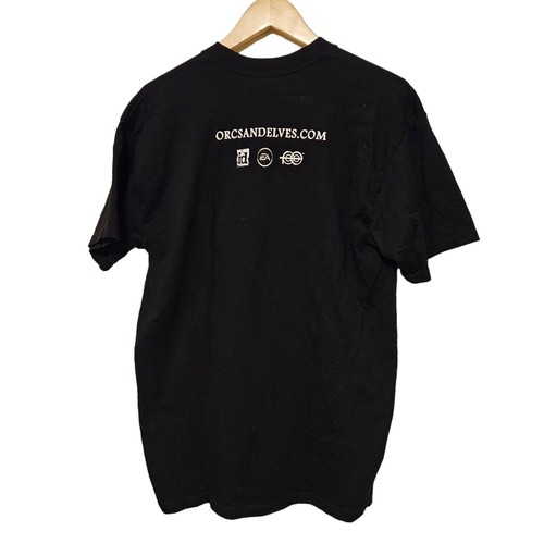 Vintage Nintendo Orks & Elfen Videospiel Promo T-Shirt ID Software Doom Quake L - Bild 2 von 6