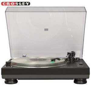 Crosley C100BT-BK 2-Speed Bluetooth Turntable Record Player - Black