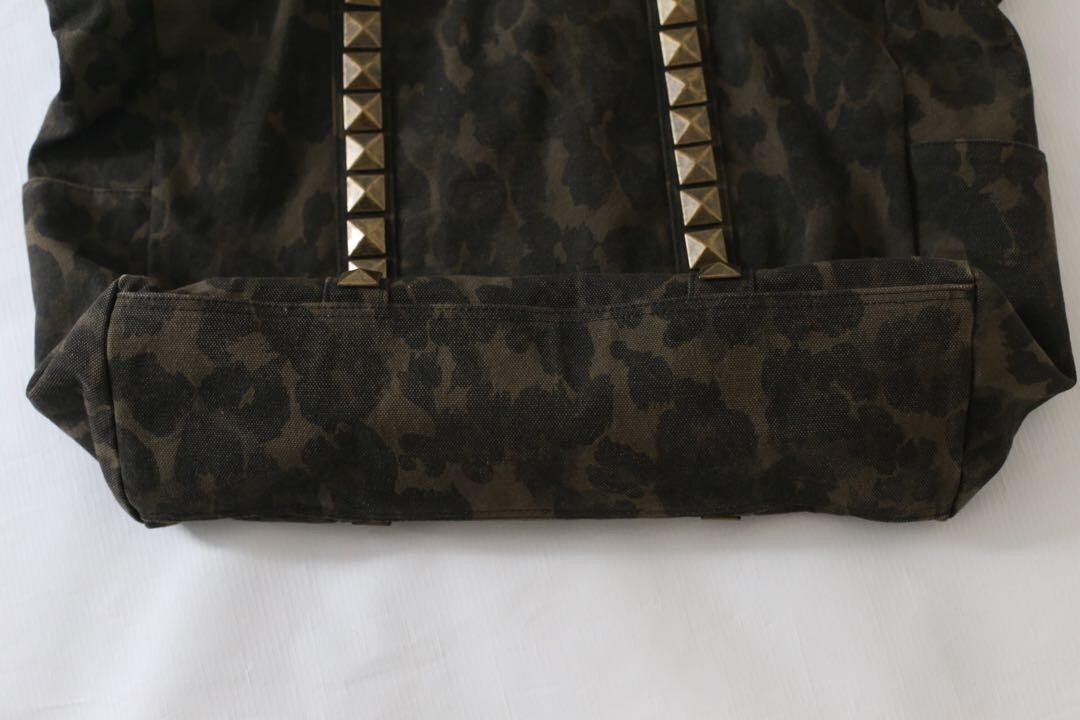 バッグ 90s hysteric glamour studs camo tote bag Hysteric Glamour Handbag Tote Bag Studs Camo 90s Vintage F/S
