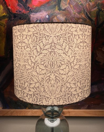 William Morris Pure Acorn Lampshade - Dove Grey Fabric - Handmade - Picture 8 of 11