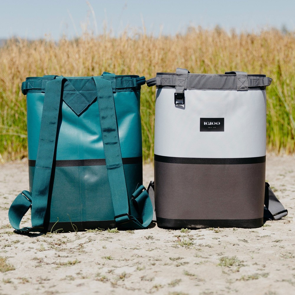 Reactor Portable 46 Can Teal Soft Insulated Cinch Backpack Cooler Bag